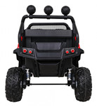 Mercedes Benz Unimog dla dzieci Terenowy Czerwony + Napęd 4x4 + Pilot + Bagażnik + Wolny Start + MP3 LED