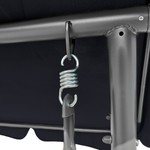 Ogromna Huśtawka Ogrodowa Siedzisko Plecionka 2x1 Liście Monstery