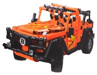 Zestaw Klocków Auto Terenowe Czerwone R/C 790el.