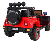 Auto Terenowe Full Time 4WD dla dzieci Czerwony + Napęd 4x4 + Pilot + Audio LED + Schowek