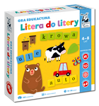 Gra edukacyjna „Litera do litery” dla dzieci 4-8 lat + Nauka układania wyrazów + Nazywanie obrazków