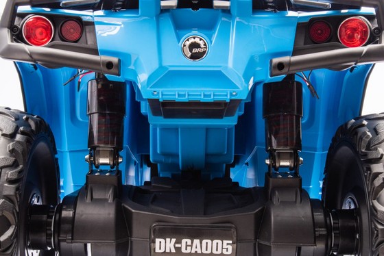 Quad Can Am Outlander ATV z Pilotem Niebieski