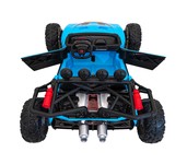 Auto Buggy Racing 5 na akumulator dla dzieci Niebieski + Silniki 2x200W + Pilot + Audio LED + Wolny Start