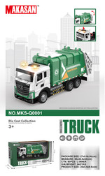 Metalowa Śmieciarka z Funkcją Świateł