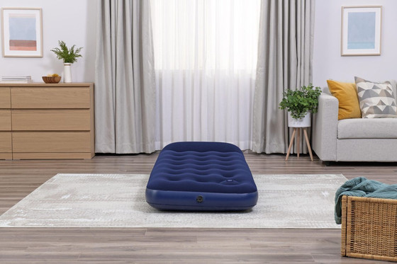 Materac Welurowy z Pompką 185 76 28cm BESTWAY