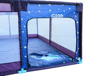 Miękki Kojec Dla Dzieci Prostokąt Nocny Słonik