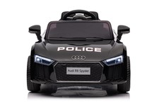 Audi R8 Policja na akumulator dla dzieci + Pilot + EVA + Wolny Start + MP3 LED