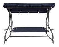 Ogromna Huśtawka Ogrodowa Siedzisko Plecionka 2x1 Liście Monstery