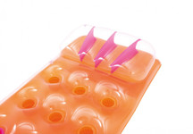 Neonowy Materac plażowy BESTWAY Pomarańczowy 188x71cm + Zestaw naprawczy