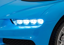 Bugatti Chiron na akumulator dla dzieci Niebieski + Pilot + Bagażnik + EVA + Amortyzatory + Audio LED