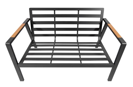 Meble Ogrodowe Aluminiowe Sofa + Dwa Fotele + Stolik