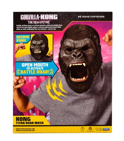 GODZILLA I KONG Maska Kong, kostium