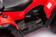 Quad Can Am Outlander ATV z Pilotem Czerwony