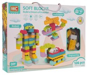 Zestaw Miękkich Klocków 126el.