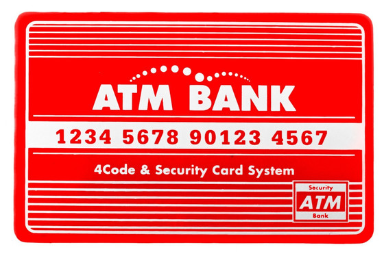 Bankomat skarbonka dla dzieci 3+ czerwony Interaktywne funkcje + Karta bankomatowa