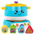 Interaktywny Garnuszek z Kuchenką + Sorter na klocki