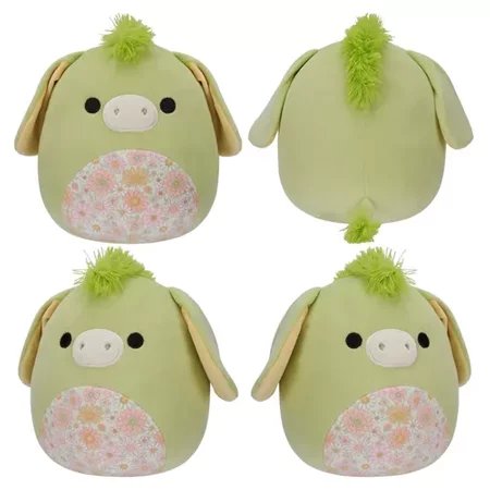 SQUISHMALLOWS Juniper - Green Donkey With Floral Belly