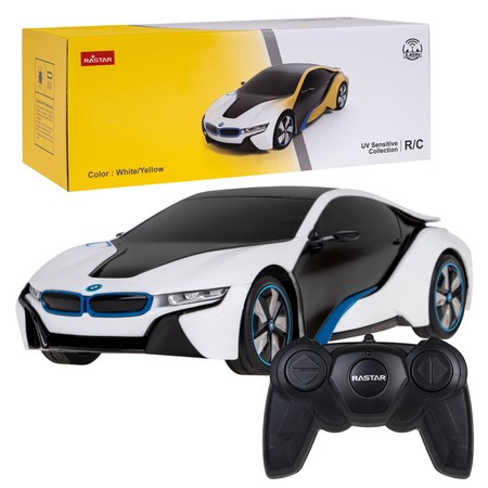 BMW i8 RASTAR model 1:24 Zmienny kolor karoserii + Światła LED + Pilot 2,4 GHz