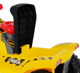 Koparka na akumulator dla dzieci Jeździk + Kask + Ruchoma łyżka + Schowek