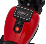 Motorek Chopper FASTER na akumulator dla dzieci Czerwony + Radio FM + Panel audio + LED