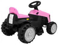 Traktor z Przyczepą Różowy