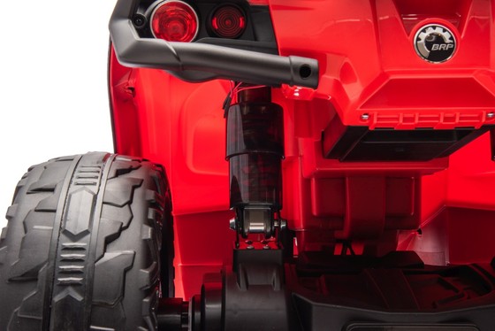 Quad Can Am Outlander ATV z Pilotem Czerwony