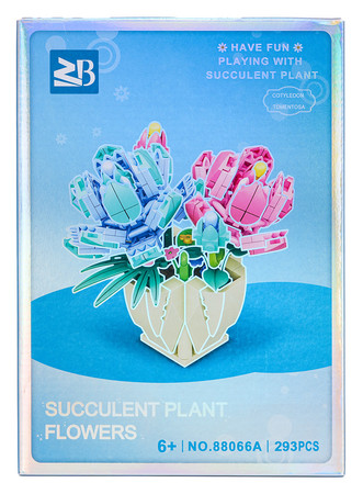 Zestaw Klocków Kwiaty 293el.