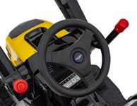 Koparka Traktor na akumulator dla dzieci Żółty + Ruchome Ramię Łyżka + Pilot + Wolny Start + Radio FM + LED