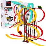 Ekstremalny Tor wyścigowy dla dzieci 3+ Trasa do składania 198 el. + 2 autka z magnesem