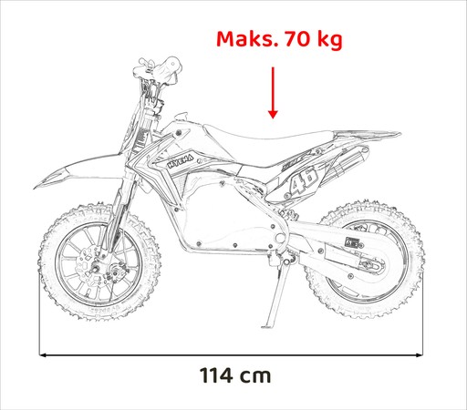 Pojazd Motor RENEGADE 50R Niebieski
