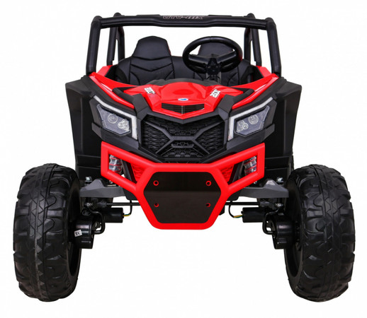 Buggy UTV-MX na akumulator dla dzieci Czerwony + Napęd 4x4 + Pilot + Audio LED + Schowek + EVA + Wolny Start