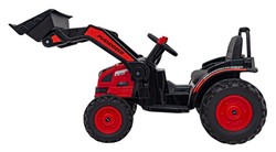 Koparka Traktor na akumulator dla dzieci Czerwony + Ruchome Ramię Łyżka + Pilot + Wolny Start + Radio FM + LED