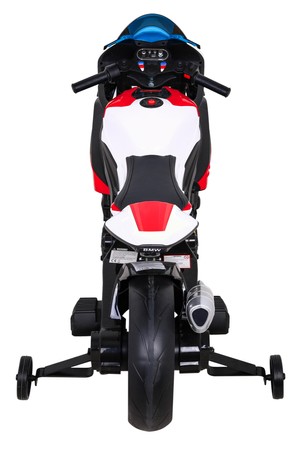 Motor BMW HP4 na akumulator dla dzieci Czerwony + Pomocnicze kółka + Wolny Start + EVA + MP3 LED