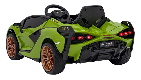 Lamborghini SIAN na akumulator dla dzieci Zielony + Pilot + EVA + Wolny Start + Audio LED