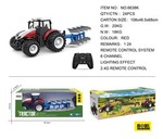 Traktor Czerwony R/C Z Pługiem 1:24