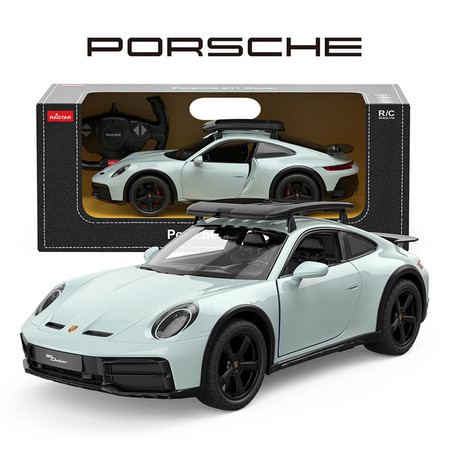 Autko R/C 1:14 Porsche 911 Dakar Miętowy RASTAR