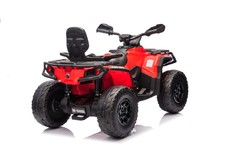 Quad Can Am Outlander ATV z Pilotem Czerwony
