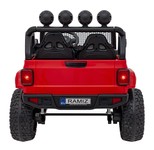 Auto terenowe OFF-ROAD 3.0 dla dzieci Czerwony + Pilot + Wolny Start + Pasy + Audio LED