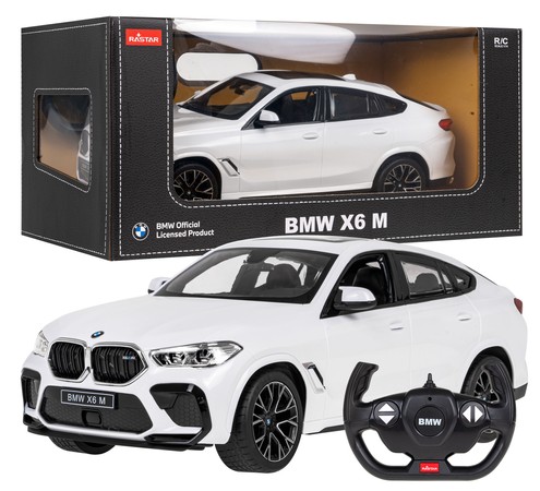 BMW X6 M biały RASTAR model 1:14 Zdalnie sterowane auto + Pilot 2,4 GHz