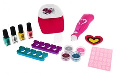 Zestaw do paznokci dla dzieci 5+ Maszynka do brokatu + Suszarka + Akcesoria