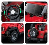 Zestaw Klocków Autko 414el. Czerwone : 27058 Mould King