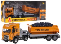 Pojazd Budowlany Wywrotka z Funkcją Świateł i Dźwięku