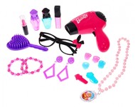 Różowa Toaletka dla dziewczynek 3+ Interaktywna suszarka + Światła + Akcesoria do stylizacji