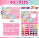 MEGA Zestaw do Makijażu Serduszka