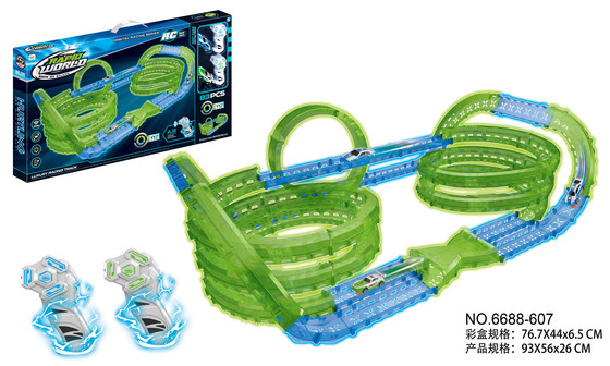 Tor Wyścigowy Świecący w Ciemności 83el.