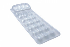 Dmuchany Materac plażowy Srebrny metalik 188x71cm BESTWAY + Zestaw naprawczy