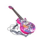 Zestaw Gitara + Mikrofon Różowy