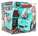 Autko z silnikiem do Naprawy dla dzieci 3+ Narzędzia + Interaktywny kokpit + Pilot 61 el. Zestaw małego Mechanika