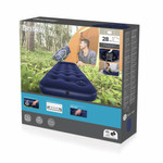 Materac Welurowy z Pompką 185 76 28cm BESTWAY