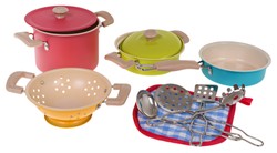 Zestaw Kolorowych Garnków + Akcesoria